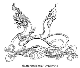 Download Tattoo Naga Khmer Gif