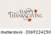 thanksgiving typography