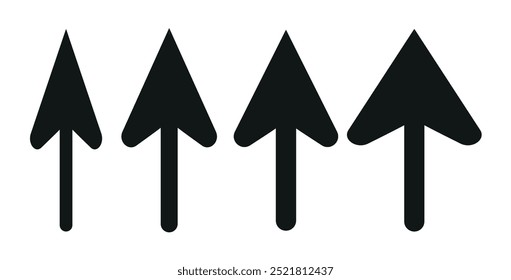 Hand drawn thin line arrows set. Arrow icon. Doodle arrow. Collection different arrows sign. Many vector curvy and wavy arrows isolated on white background.