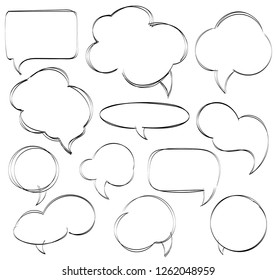 hand drawn thought bubble hand drawn thought bubble