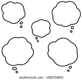 hand drawn thought bubble hand drawn thought bubble