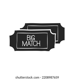 Hand drawn Ticket vector illustration