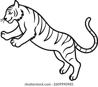  Hand drawn tiger