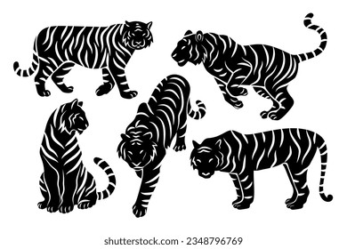 Tiger Stripes Vector Art, Icons, and Graphics for Free Download