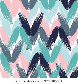 Hand Drawn Tileable Geometric Dotted Grunge Repetitive Retro Wallpaper. Bizarre Art Illustration