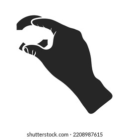 Handgezeichnete Touchpad-Fingergestalt, Vektorgrafik