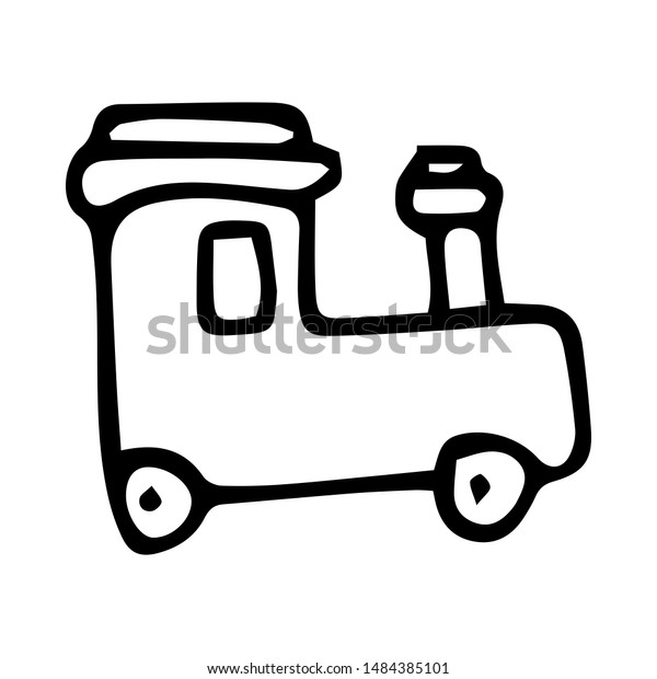 toy train sketch