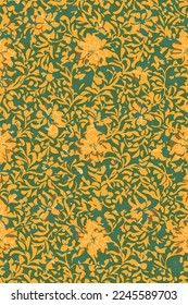 Hand Drawn Traditional oriented kaleidoscope Paisley Floral, Botanic art flowers, suitable for allowed fabric, modern art, monochrome, fantastic vector flowers, conceptual abstract shape, womenswear