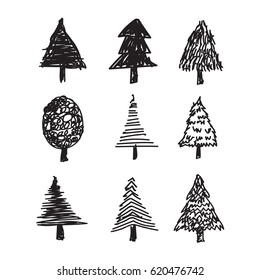 Hand drawn tree