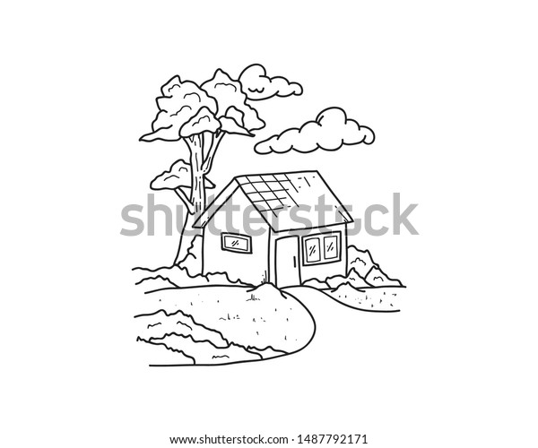 Featured image of post House Sketch For Kids - This esl kids houses vocabulary page has a list of words about houses.