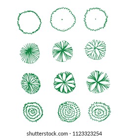 Hand drawn tree icon