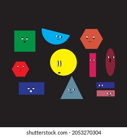  Dibujo manual de moda Vector ilustrativo para niños. Personajes graciosos.