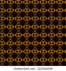 hand drawn triangles and crosses. decorative art. brown repetitive background. vector seamless pattern. geometric fabric swatch. wrapping paper. continuous design template for textile, linen, decor