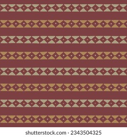 hand drawn triangles and dots. decorative art. maroon repetitive background. vector seamless pattern. geometric fabric swatch. wrapping paper. continuous design template for textile, linen, home decor