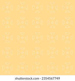 hand drawn triangles. yellow repetitive background. vector seamless pattern. retro stylish texture. geometric illustration. fabric swatch. wrapping paper. design template for linen, home decor apparel