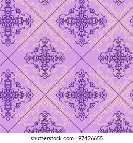 Hand Drawn Tribal Seamless Background