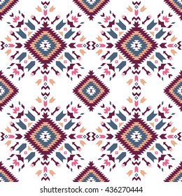 hand drawn tribal seamless pattern