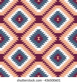 hand drawn tribal seamless pattern