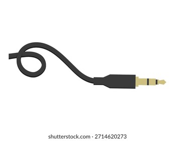 Hand drawn TRS Cable Illustration