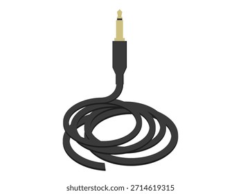 Dibujado a mano TS Cable Ilustración
