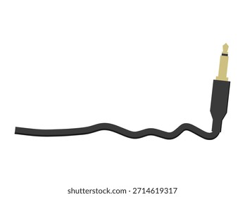 Dibujado a mano TS Cable Ilustración