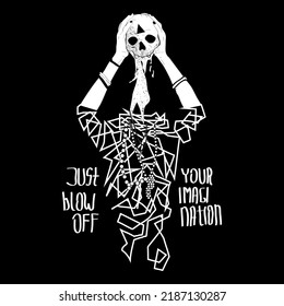 hand drawn tshirt graphics design, doodle illustration for tshirt