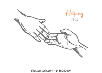 Helping Hand Clip Art Images Stock Photos Vectors Shutterstock