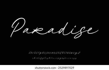 Hand drawn typeface. Handwritten script alphabet isolated on white background. Handmade alphabet for your designs logo, posters, invitations, cards, etc.