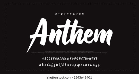 Handgezeichnete Schriftart. Handgeschriebenes Skriptalphabet einzeln auf weißem Hintergrund. Handgefertigtes Alphabet für Ihre Designs Logo, Poster, Einladungen, Karten, etc.