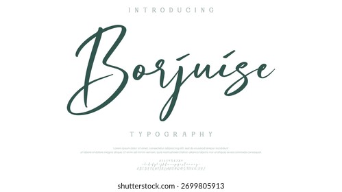 Tipo desenhado à mão. Alfabeto de script manuscrito isolado em fundo branco. Alfabeto feito à mão para seus desenhos logotipo, cartazes, convites, cartões, etc.