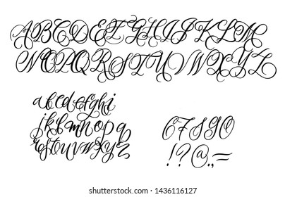 Calligraphy Alphabet Images, Stock Photos & Vectors | Shutterstock