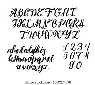 45,925 Brush font numbers Images, Stock Photos & Vectors | Shutterstock