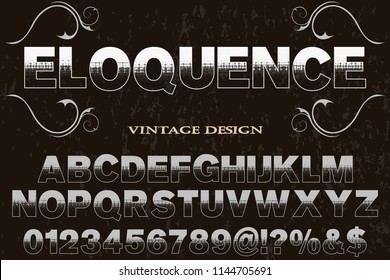 Hand drawn typeface set Brush painted characters Handwritten script font. Typography alphabet for your designs eloquence