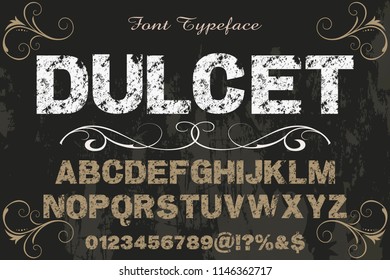 Hand drawn typeface set Brush painted characters lowercase and uppercase. Handwritten script font. Typography alphabet for your designs dulcet