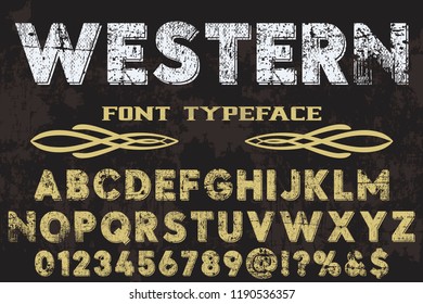 Hand drawn typeface set Brush painted characters lowercase and uppercase. Handwritten script font. Typography alphabet for your designs western