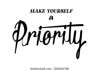hand drawn typographic slogan print design
