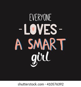 Hand drawn typography design. Trendy Inspirational and Motivational Poster. Vector. Isolated.