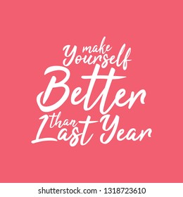 Hand drawn typography lettering design quote