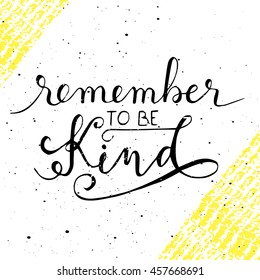 Hand drawn typography poster 