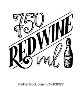 Hand drawn typography poster with lettering. Inspirational vector typography. Phrase for recipe. Vector
