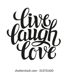 Imágenes Fotos De Stock Y Vectores Sobre Live Love Laugh