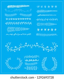hand drawn underline, vector illustration.