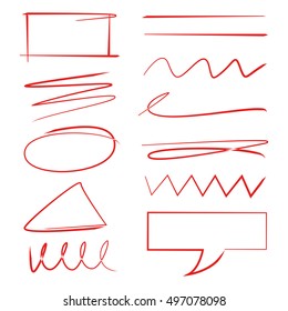 hand drawn underlines 