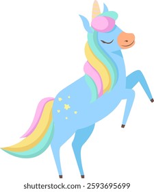 Hand Drawn Unicorn Vector Illustration