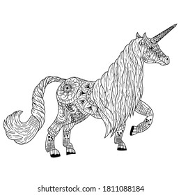 adult coloring pages unicorn