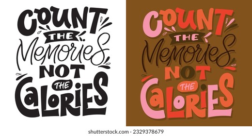 Hand drawn unique typography design element for greeting cards, decoration, prints and posters.
