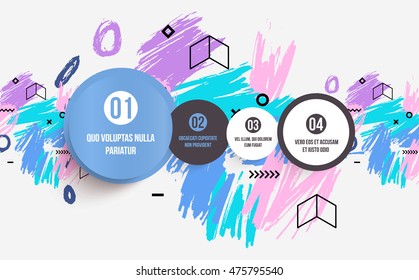 Hand Drawn Universal Art. Design for Flyers, Placards, Posters, Invitations, Brochures. Artistic Creative Template. Abstract Modern Style