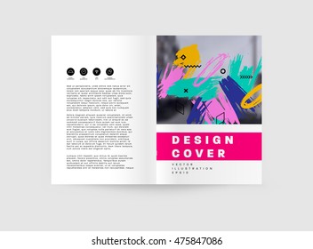 Dibujo a mano de arte universal. Diseño para volantes, carteles, carteles, invitaciones, folletos. Plantilla artística creativa. Resumen Estilo moderno