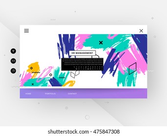 Dibujo a mano de arte universal. Diseño para volantes, carteles, carteles, invitaciones, folletos. Plantilla artística creativa. Resumen Estilo moderno