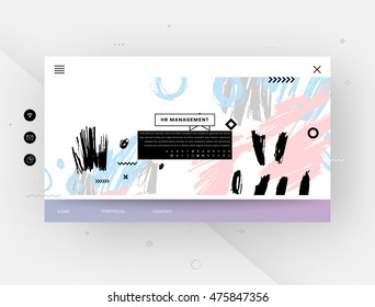 Dibujo a mano de arte universal. Diseño para volantes, carteles, carteles, invitaciones, folletos. Plantilla artística creativa. Resumen Estilo moderno